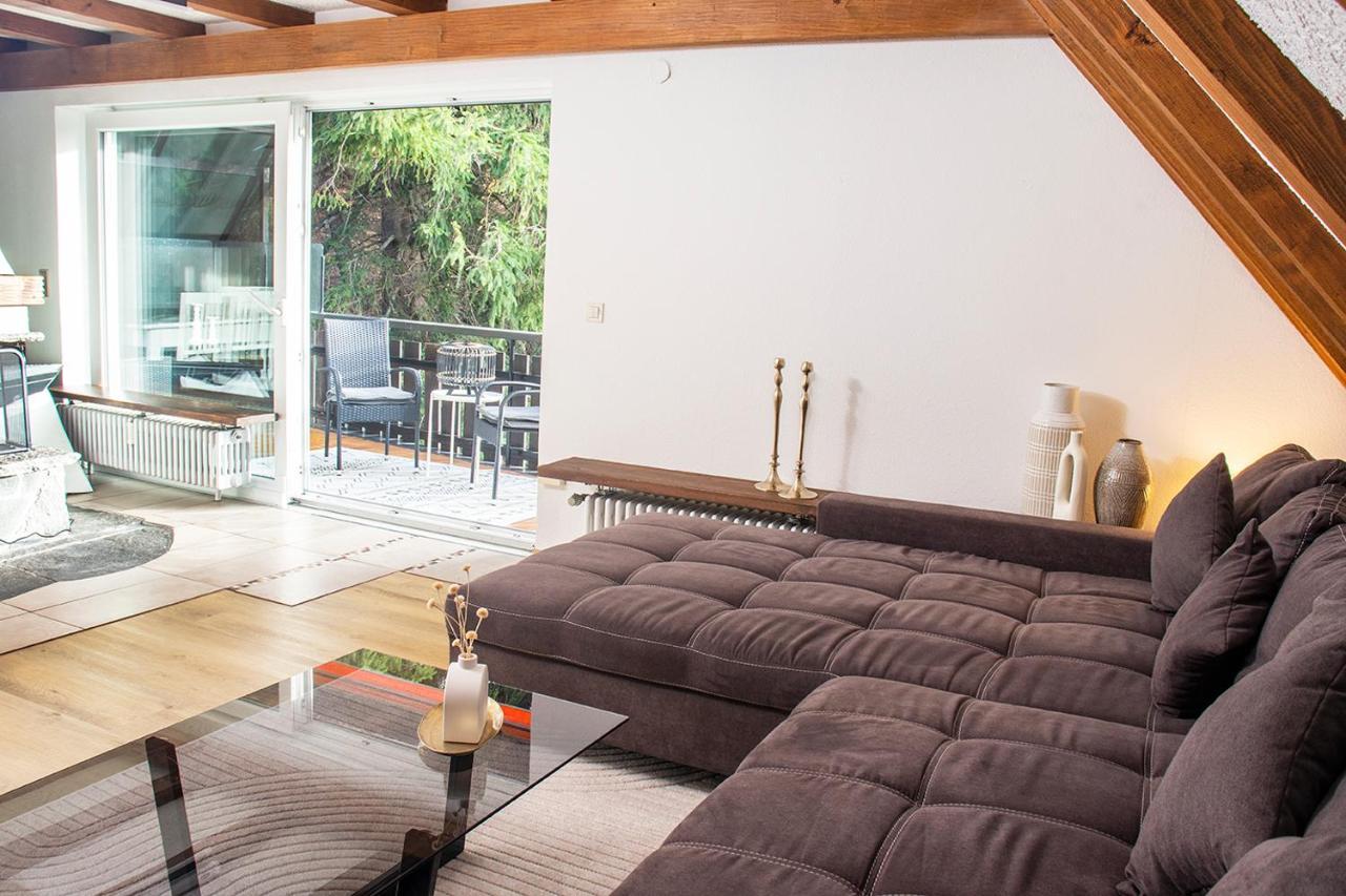 Blackncozy - Grosszuegiges Designappartement Mit Boxspringbetten Und Heimkino Feldberg  Extérieur photo